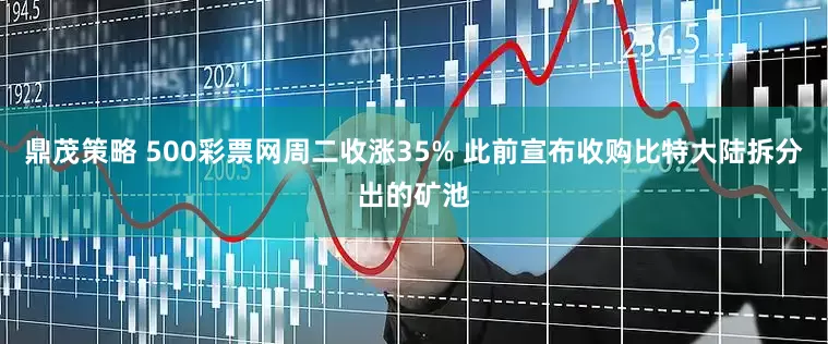 鼎茂策略 500彩票网周二收涨35% 此前宣布收购比特大陆拆分出的矿池